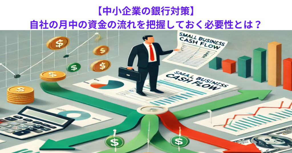 【中小企業の銀行対策】自社の月中の資金の流れを把握しておく必要性とは？