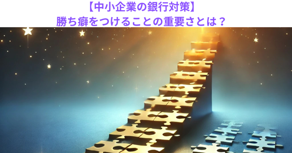 【中小企業の銀行対策】勝ち癖をつけることの重要さとは？