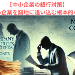 【中小企業の銀行対策】貸付金が中小企業を窮地に追い込む根本的な理由とは？