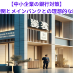 【中小企業の銀行対策】政府系金融機関とメインバンクとの理想的な距離感とは？