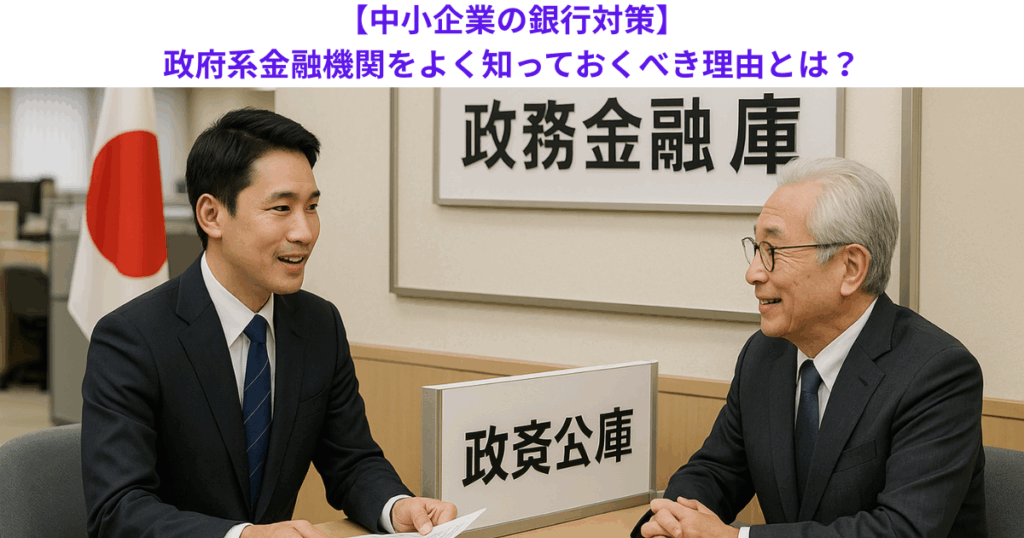 【中小企業の銀行対策】政府系金融機関をよく知っておくべき理由とは?
