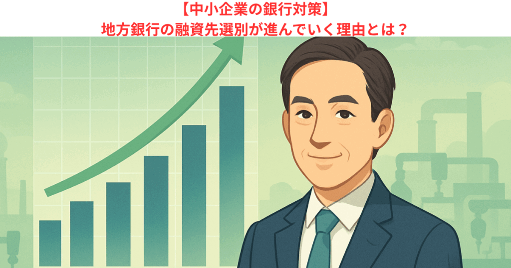 【中小企業の銀行対策】地方銀行の融資先選別が進んでいく理由とは?