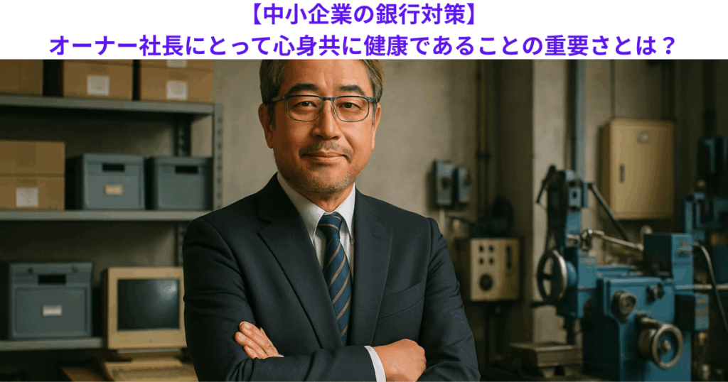 2 オーナー社長が健康であればメインバンクは安心する
