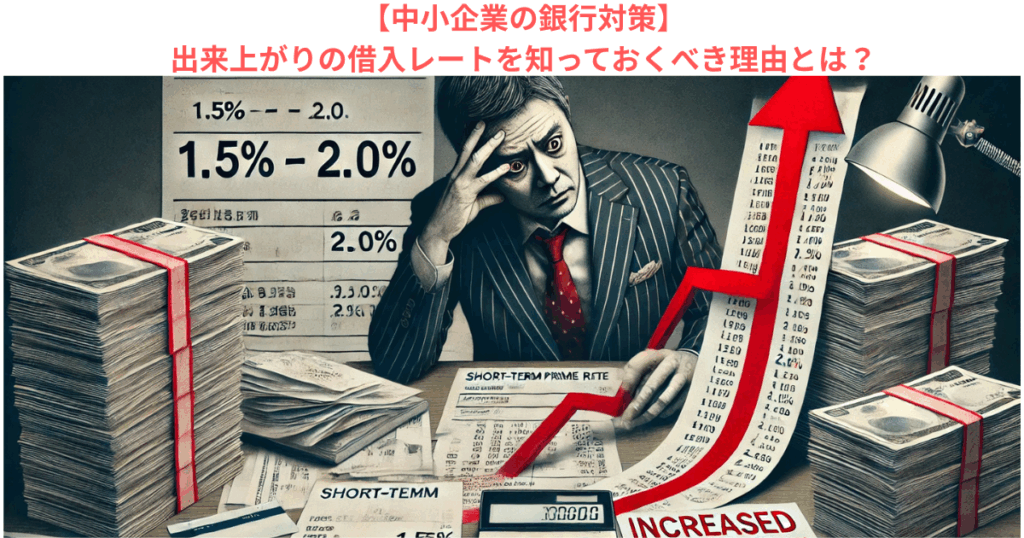 【中小企業の銀行対策】出来上がりの借入レートを知っておくべき理由とは?