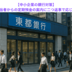 【中小企業の銀行対策】取引金融機関の担当者からの定期預金の案内に二つ返事で応じるべき理由とは？