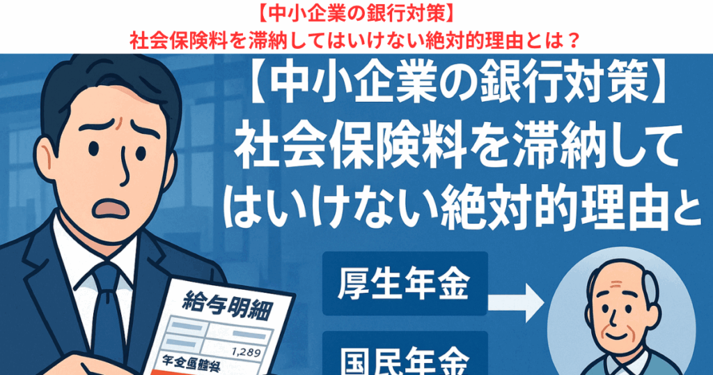 【中小企業の銀行対策】社会保険料を滞納してはいけない絶対的理由とは?