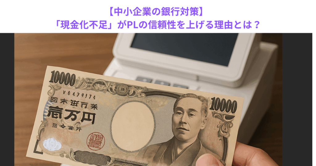 【中小企業の銀行対策】「現金化不足」がPLの信頼性を上げる理由とは?