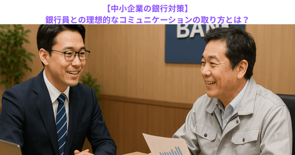 【中小企業の銀行対策】銀行員との理想的なコミュニケーションの取り方とは?