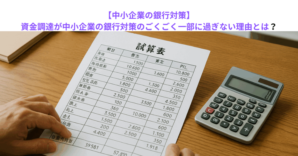 【中小企業の銀行対策】資金調達が中小企業の銀行対策のごくごく一部に過ぎない理由とは?