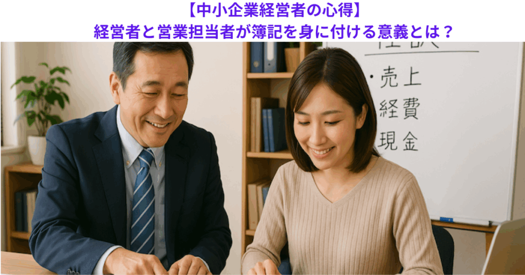 【中小企業経営者の心得】経営者と営業担当者が簿記を身に付ける意義とは?
