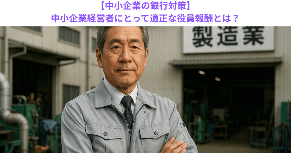 【中小企業の銀行対策】中小企業経営者にとって適正な役員報酬とは?