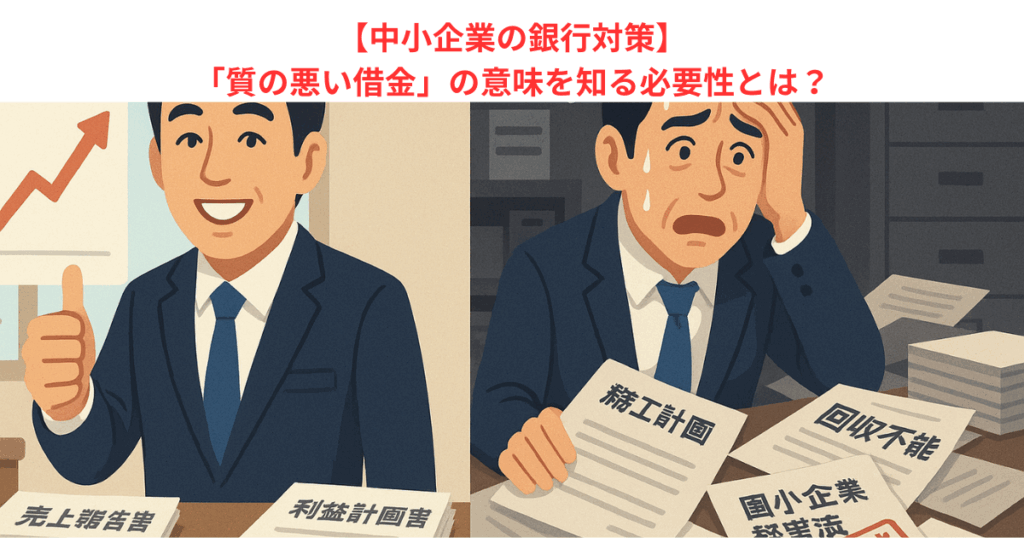 【中小企業の銀行対策】「質の悪い借金」の意味を知る必要性とは？