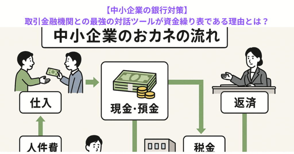 【中小企業の銀行対策】取引金融機関との最強の対話ツールが資金繰り表である理由とは?
