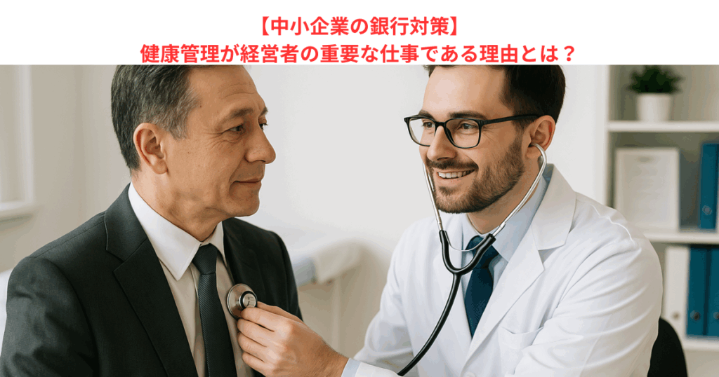 【中小企業の銀行対策】健康管理が経営者の重要な仕事である理由とは?