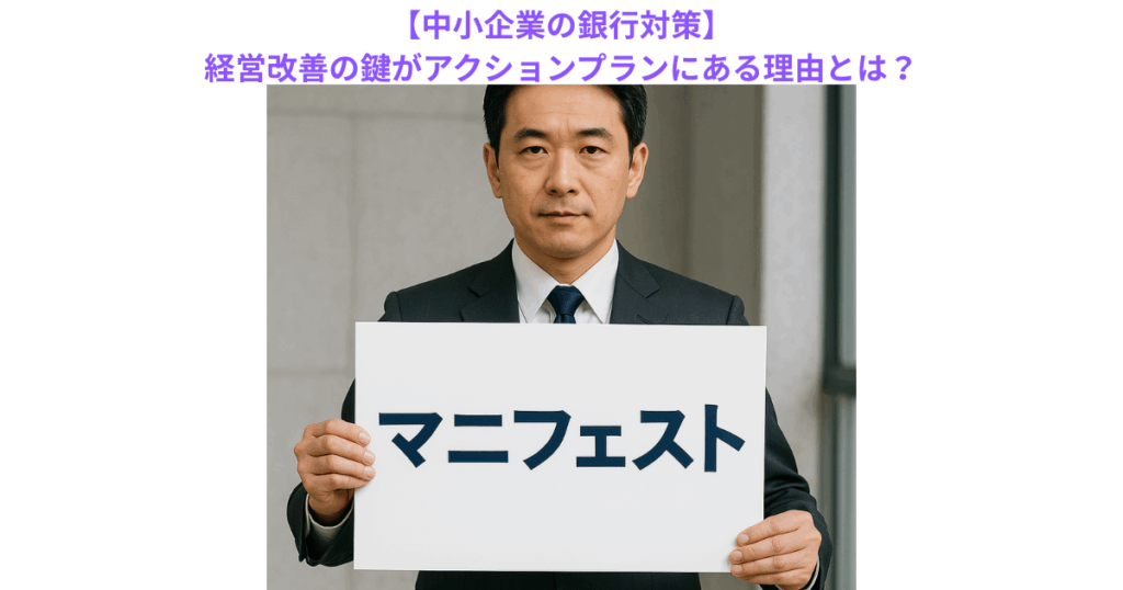 【中小企業の銀行対策】経営改善の鍵がアクションプランにある理由とは？