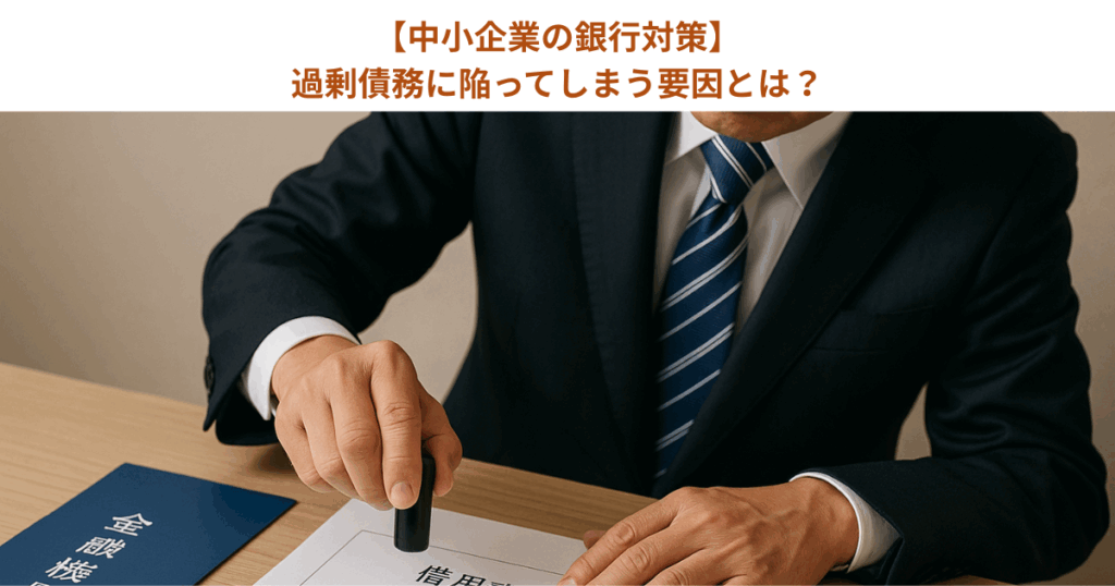 【中小企業の銀行対策】過剰債務に陥ってしまう要因とは?