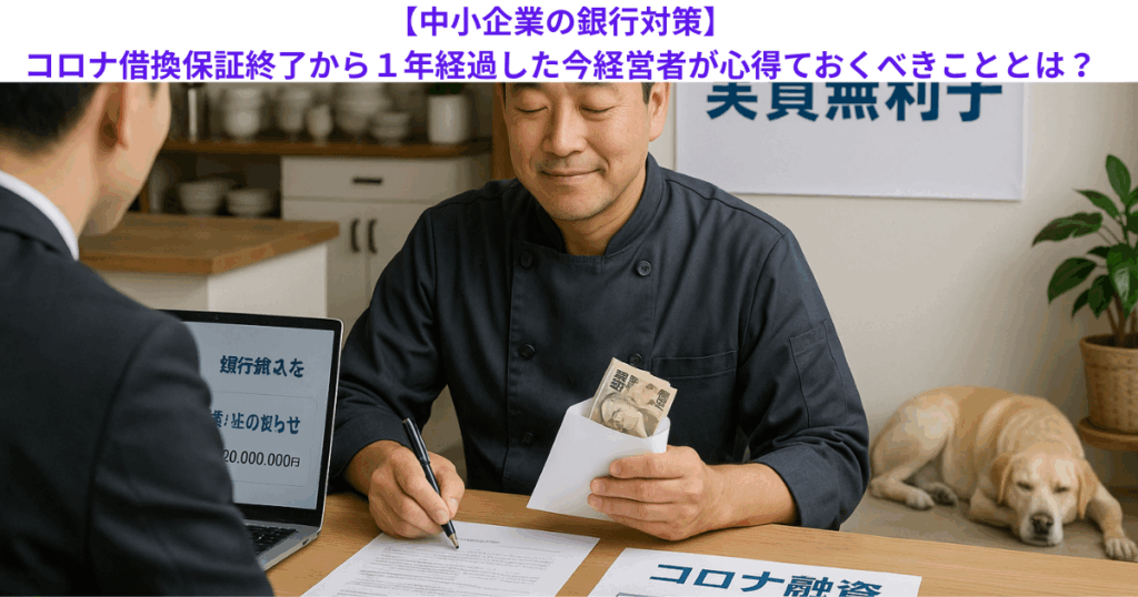 【中小企業の銀行対策】コロナ借換保証終了から1年経過した今経営者が心得ておくべきこととは?