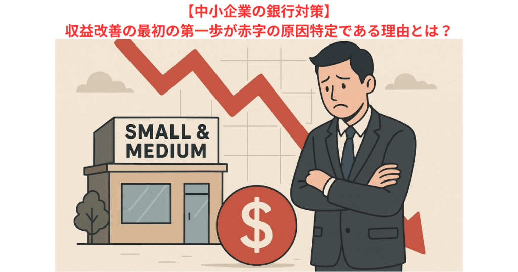 【中小企業の銀行対策】収益改善の最初の第一歩が赤字の原因特定である理由とは？