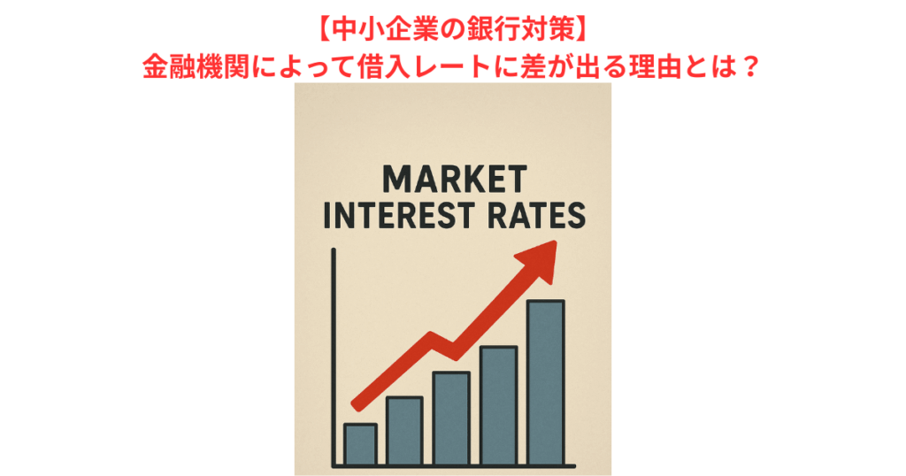 【中小企業の銀行対策】金融機関によって借入レートに差が出る理由とは?