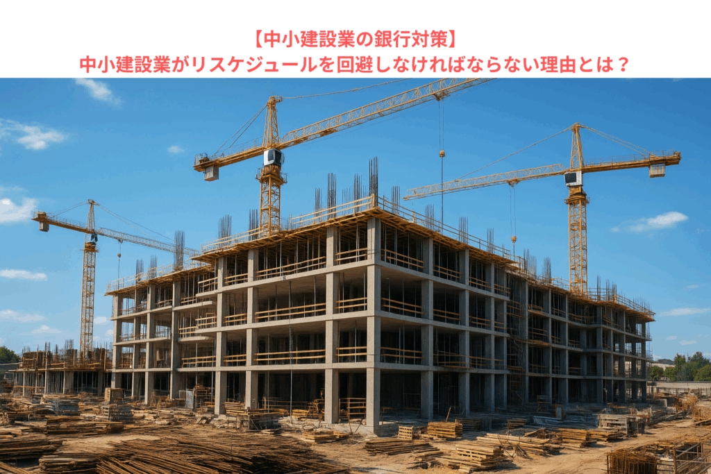 【中小建設業の銀行対策】中小建設業がリスケジュールを回避しなければならない理由とは？