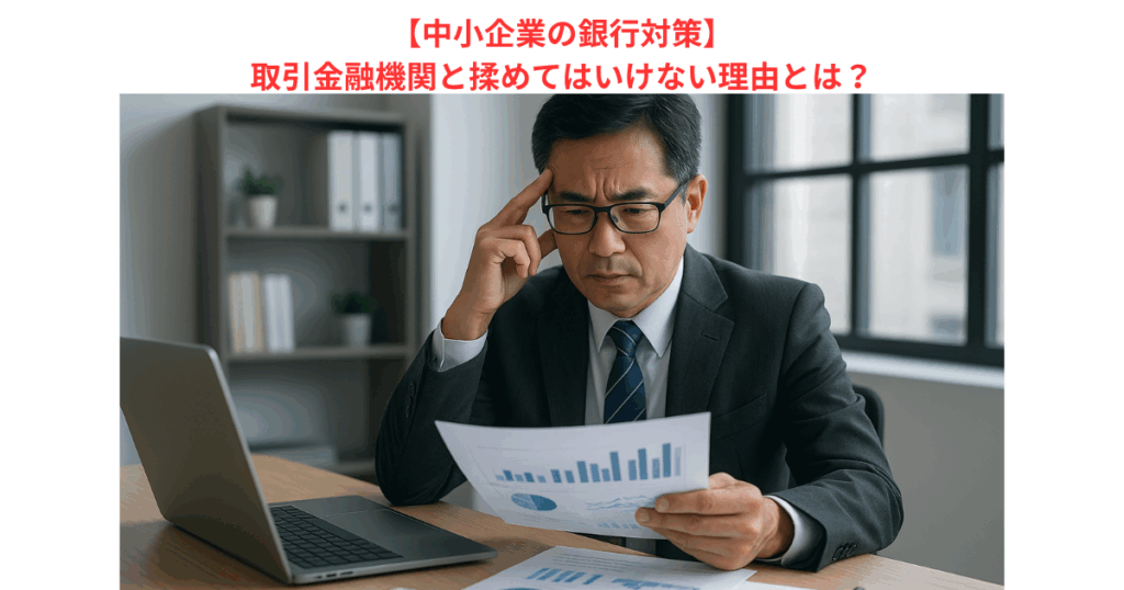 【中小企業の銀行対策】取引金融機関と揉めてはいけない理由とは?