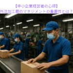 【中小企業経営者の心得】外注加工費のマネジメントの重要性とは？