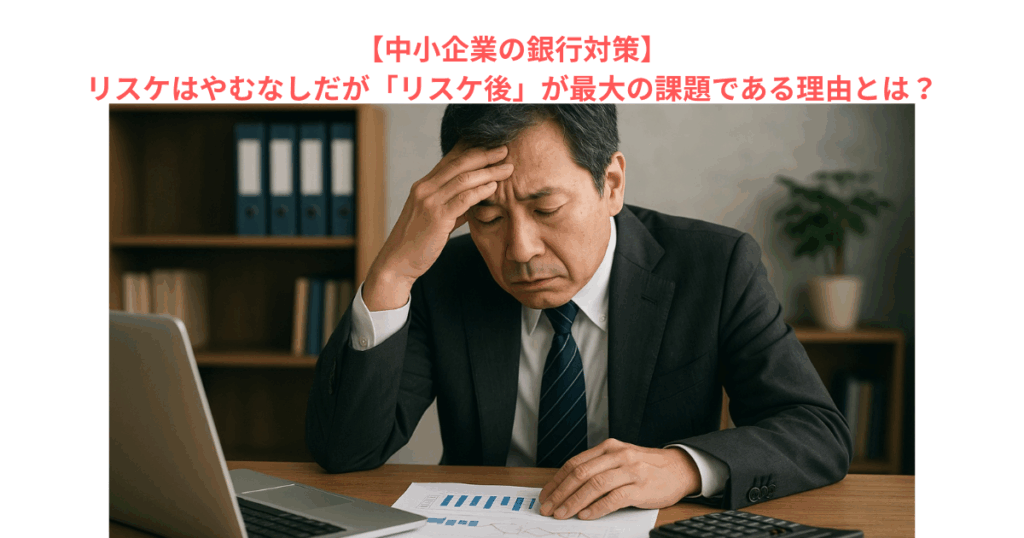 【中小企業の銀行対策】リスケはやむなしだが「リスケ後」が最大の課題である理由とは？