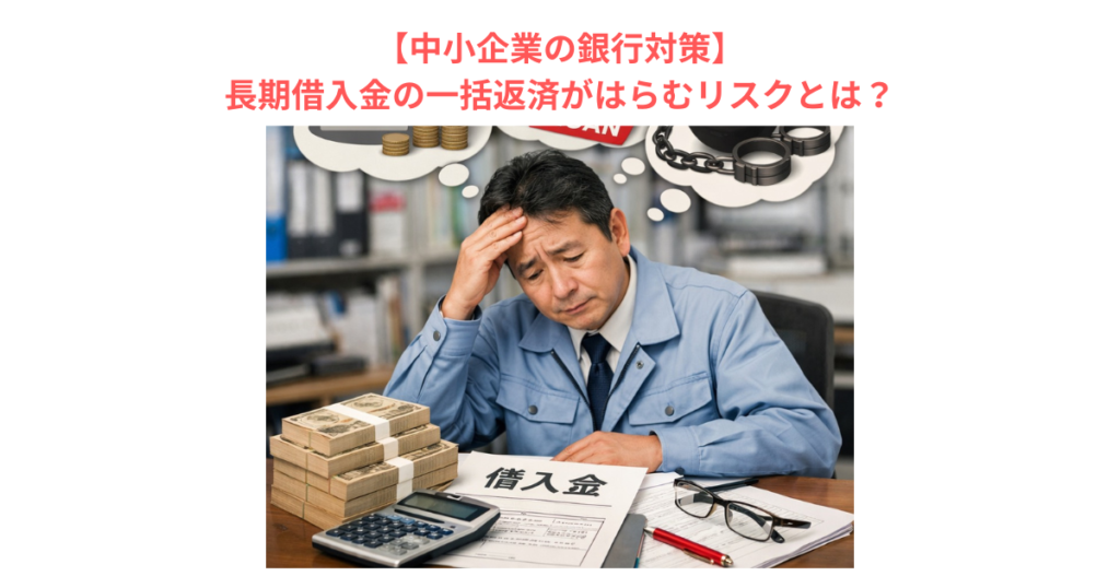 【中小企業の銀行対策】長期借入金の一括返済がはらむリスクとは？