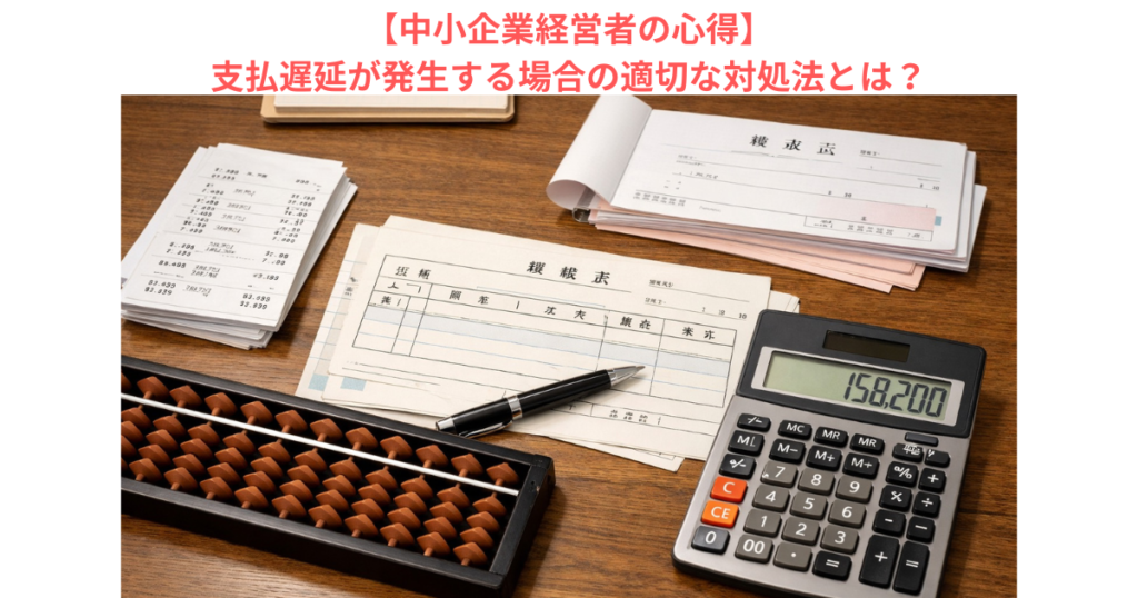 【中小企業経営者の心得】支払遅延が発生する場合の適切な対処法とは？