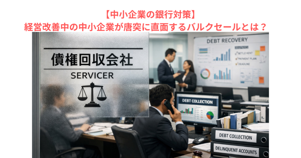 【中小企業の銀行対策】経営改善中の中小企業が唐突に直面するバルクセールとは？