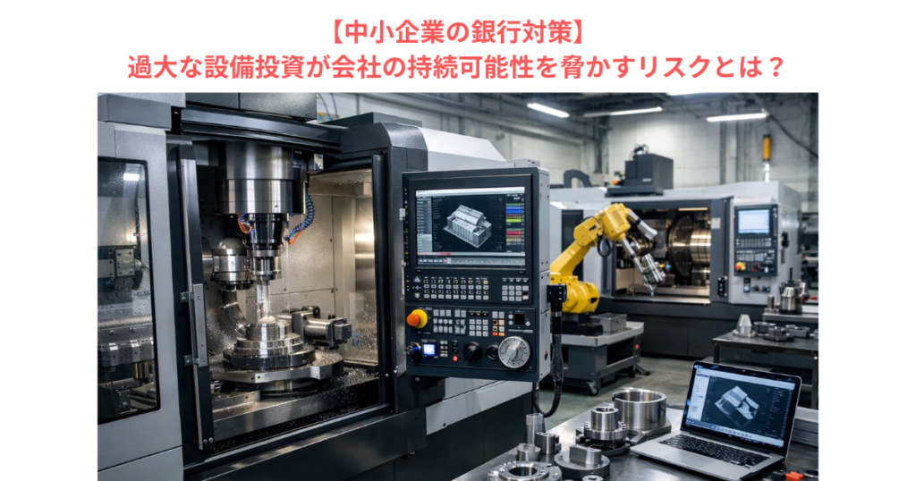 【中小企業の銀行対策】過大な設備投資が会社の持続可能性を脅かすリスクとは?