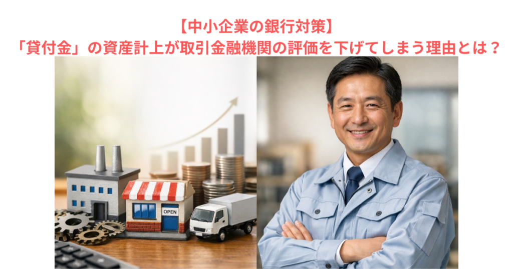 【中小企業の銀行対策】「貸付金」の資産計上が取引金融機関の評価を下げてしまう理由とは？