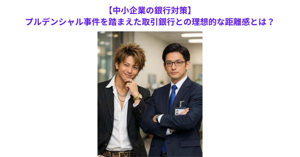 【中小企業の銀行対策】プルデンシャル事件を踏まえた取引銀行との理想的な距離感とは?