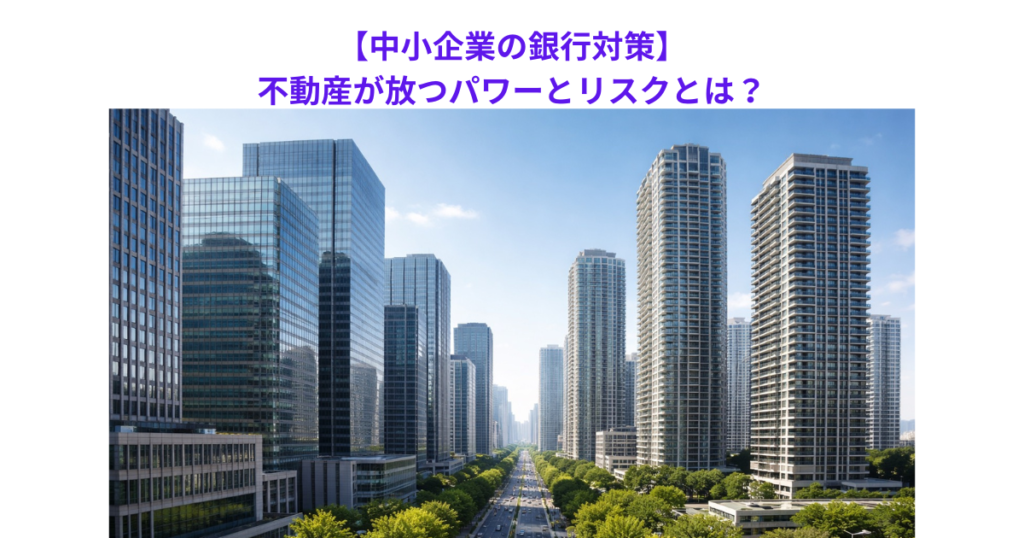 【中小企業の銀行対策】不動産が放つパワーとリスクとは？