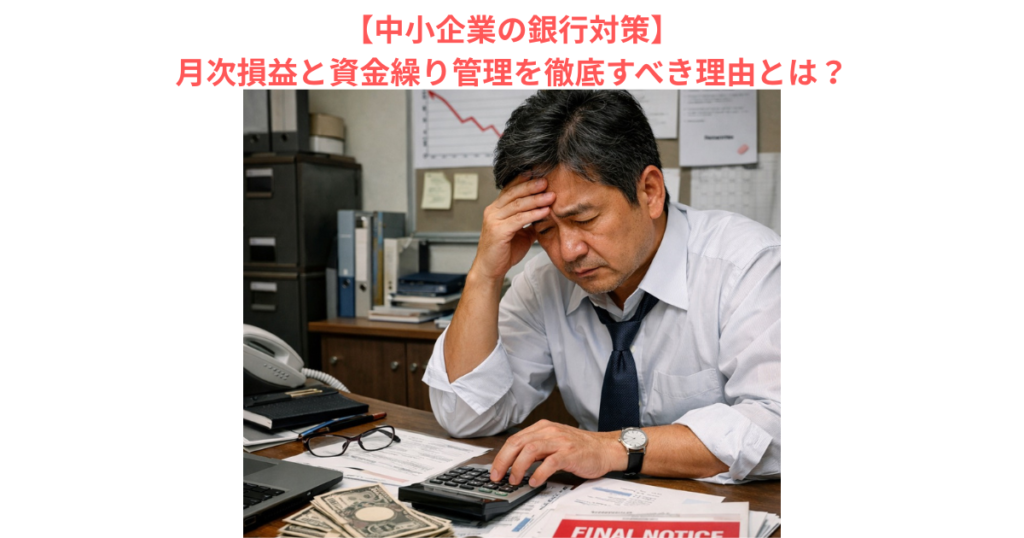 【中小企業の銀行対策】月次損益と資金繰り管理を徹底すべき理由とは?