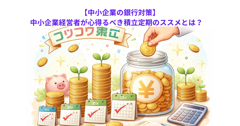 【中小企業の銀行対策】中小企業経営者が心得るべき積立定期のススメとは？　