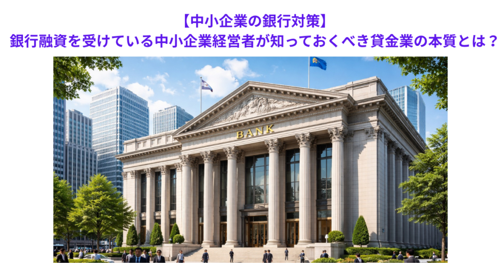 【中小企業の銀行対策】銀行融資を受けている中小企業経営者が知っておくべき貸金業の本質とは？