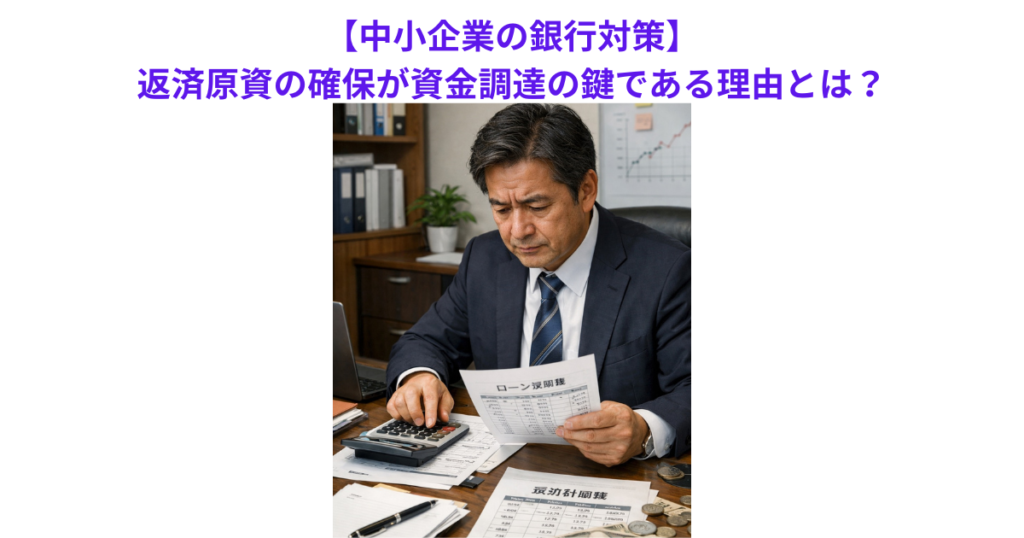 【中小企業の銀行対策】返済原資の確保が資金調達の鍵である理由とは?