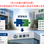 【中小企業の銀行対策】金融機関の経営統合が中小企業に及ぼす効果と影響とは？