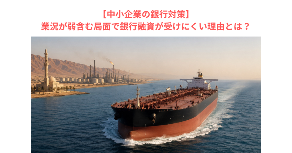 【中小企業の銀行対策】業況が弱含む局面で銀行融資が受けにくい理由とは？