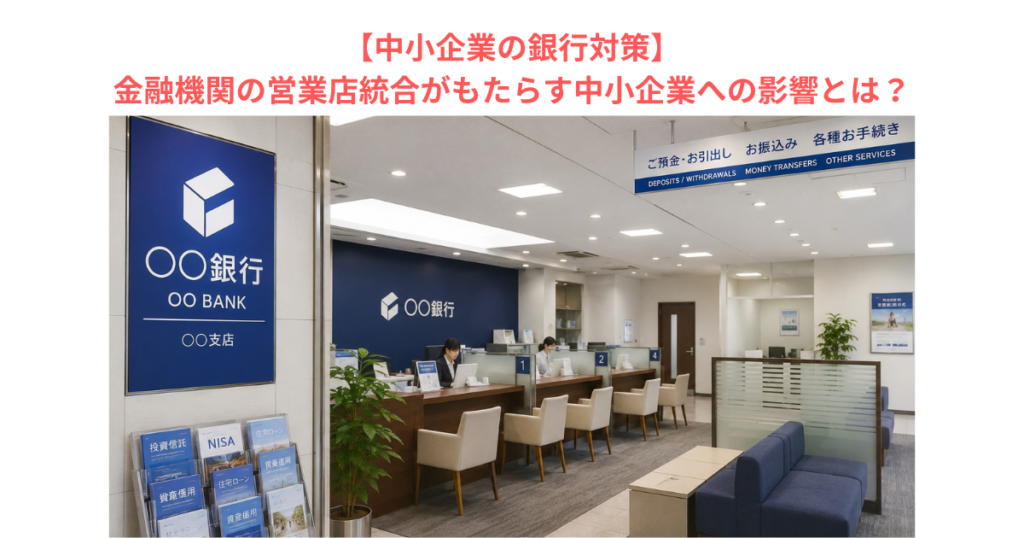 【中小企業の銀行対策】金融機関の営業店統合がもたらす中小企業への影響とは?