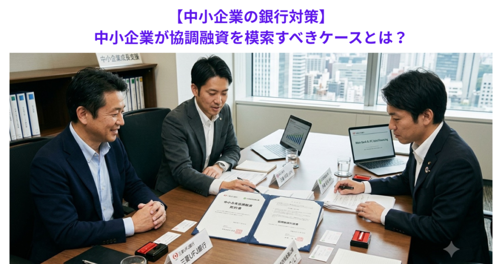 【中小企業の銀行対策】中小企業が協調融資を模索すべきケースとは？