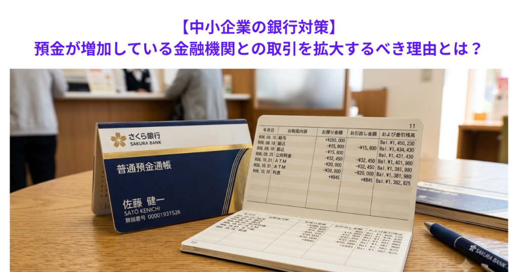 【中小企業の銀行対策】預金が増加している金融機関との取引を拡大するべき理由とは？