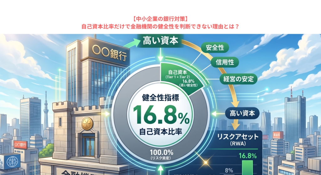 【中小企業の銀行対策】自己資本比率だけで金融機関の健全性を判断できない理由とは？