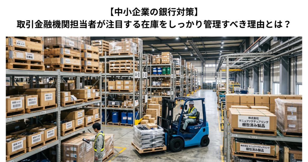 【中小企業の銀行対策】取引金融機関担当者が注目する在庫をしっかり管理すべき理由とは？