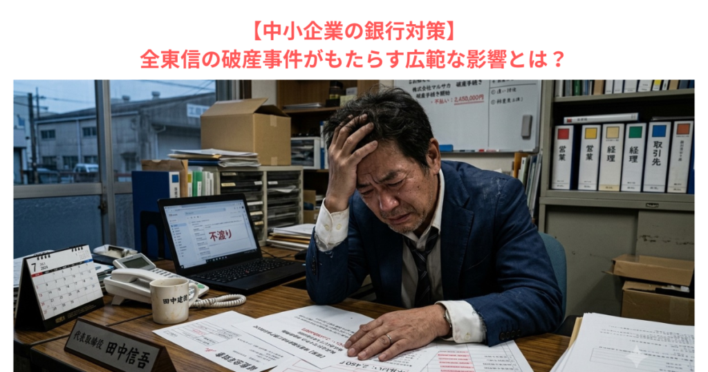 【中小企業の銀行対策】全東信の破産事件がもたらす広範な影響とは？