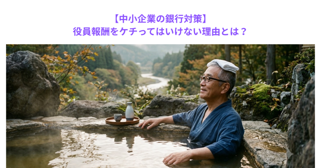 【中小企業の銀行対策】役員報酬をケチってはいけない理由とは？