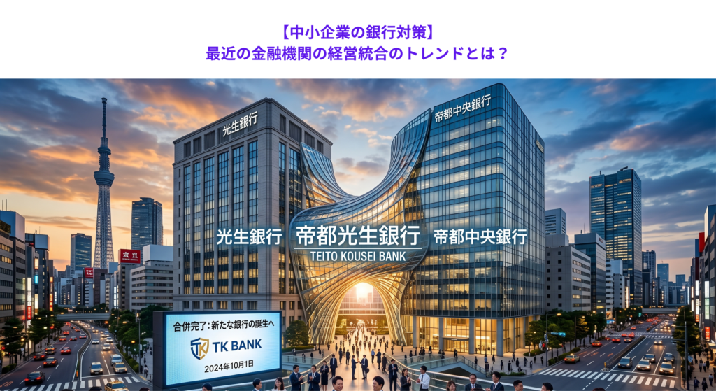 【中小企業の銀行対策】最近の金融機関の経営統合のトレンドとは？