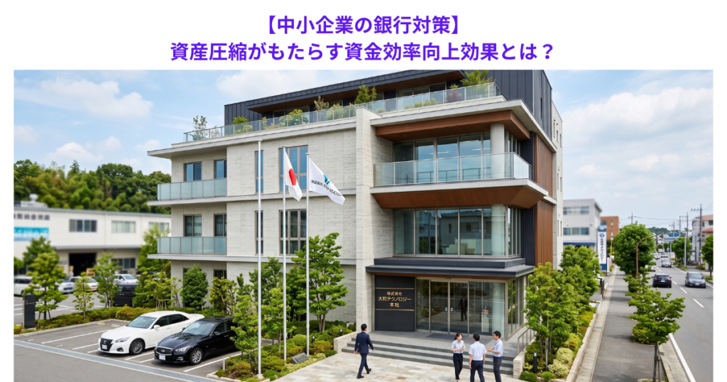 【中小企業の銀行対策】資産圧縮がもたらす資金効率向上効果とは？