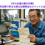 【中小企業の銀行対策】毎月定額で貯まる積立定期預金のメリットとは？